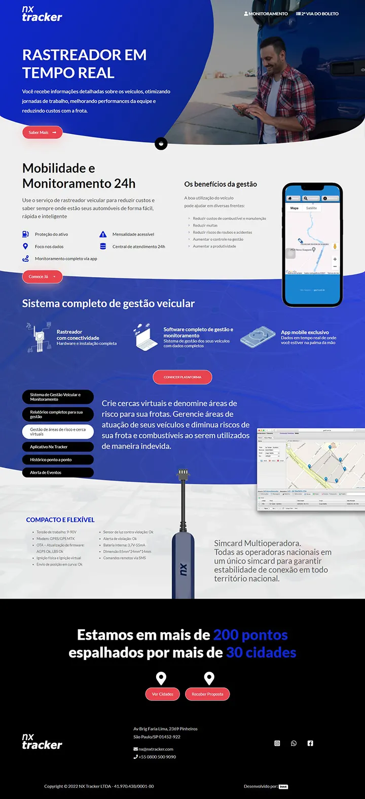 site - nxtracker | Bruno Francisco